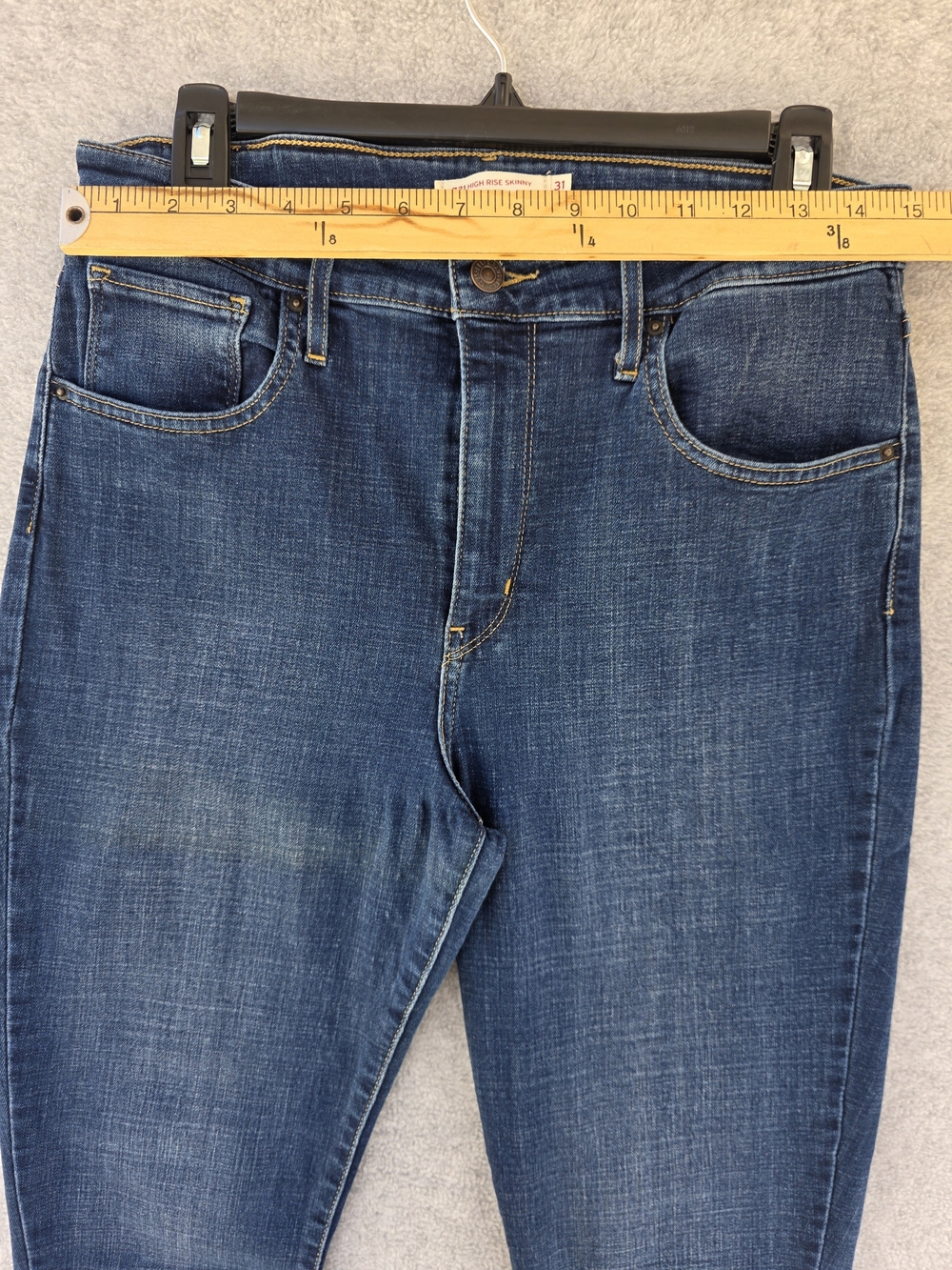 Levi's Women's 721 High Rise Skinny Jeans Size 31x30 - Picture 5 of 12
